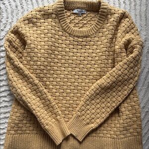 Madewell Mustard Knit Sweater